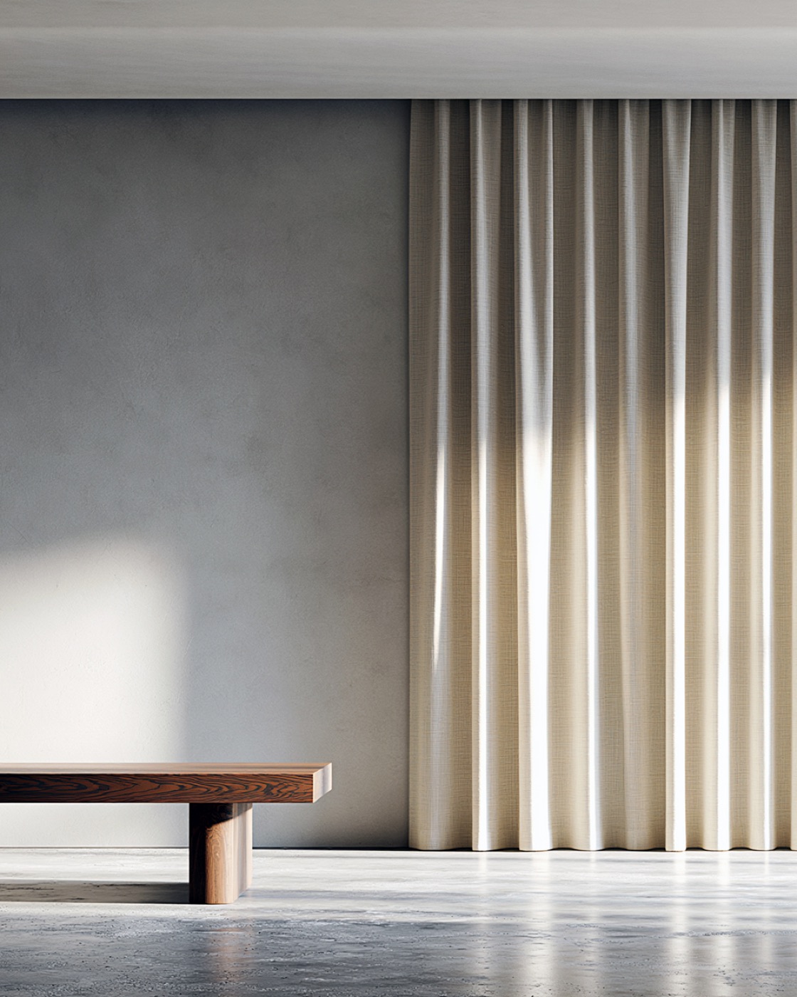 Textile Akustiklösung in modernem Innenraum — Wavetex Anwendungen